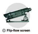 Flip-flow screen