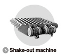 Shake-out machine